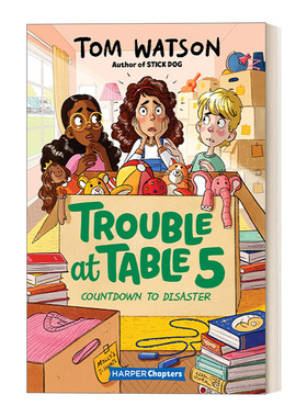 英文原版 Trouble at Table 5 #6 Countdown to Disaster 麻烦小分队6 儿童文学故事书初级章节书桥梁书 英文版 进口英语原版书籍