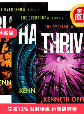 英文原版 The Overthrow 击败系列3册 儿童科幻冒险小说 普林兹奖得主Kenneth Oppel 英文版 进口英语原版书籍
