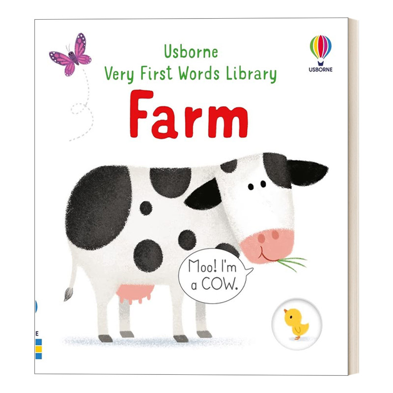 first words library farm 尤斯伯恩单词图书馆 农场 英文版 进口英语