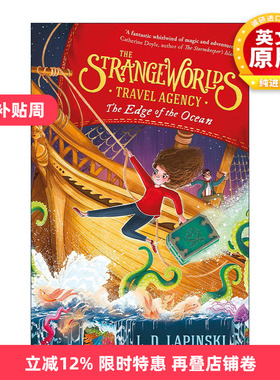 英文原版 The Strangeworlds Travel Agency The Edge of the Ocean 奇怪世界旅行社 大海的边缘 儿童奇幻小说 进口英语原版书籍