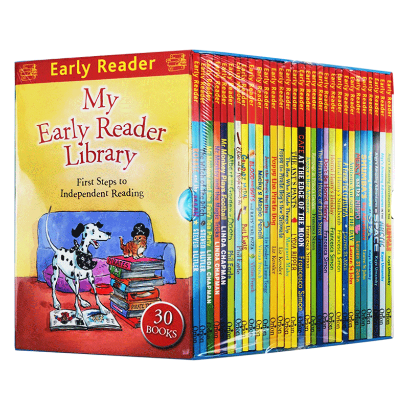 哈榭少儿英语早期阅读桥梁书 30册彩色套装 英文原版绘本 Early Reader Slipcase 30 books 儿童故事文学书 进口英文版课外读物