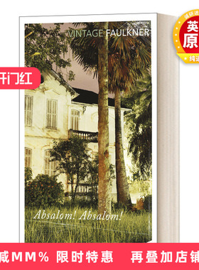 英文原版 Absalom  Absalom! 押沙龙，押沙龙！威廉·福克纳 英文版 进口英语原版书籍