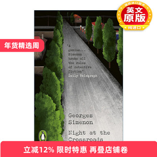 英文原版 Night at the Crossroads 梅格雷的十字路口之夜 西默农 企鹅犯罪经典系列 英文版 进口英语原版书籍