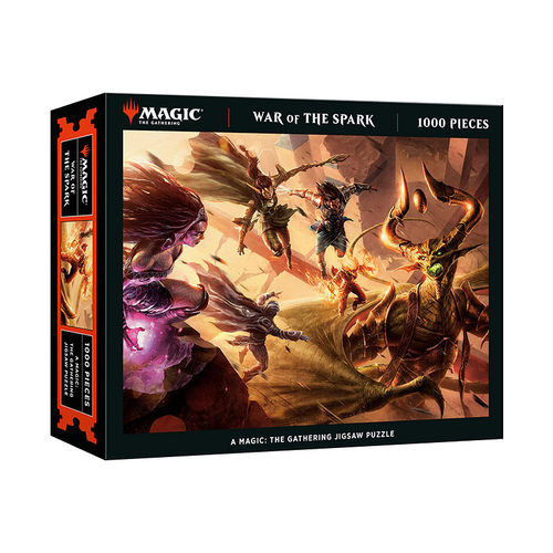 英文原版 Magic The Gathering 1000-Piece Puzzle 1000块拼图 万智牌系列 火花之战拼图 休闲娱乐 送礼 英文版 进口英语书