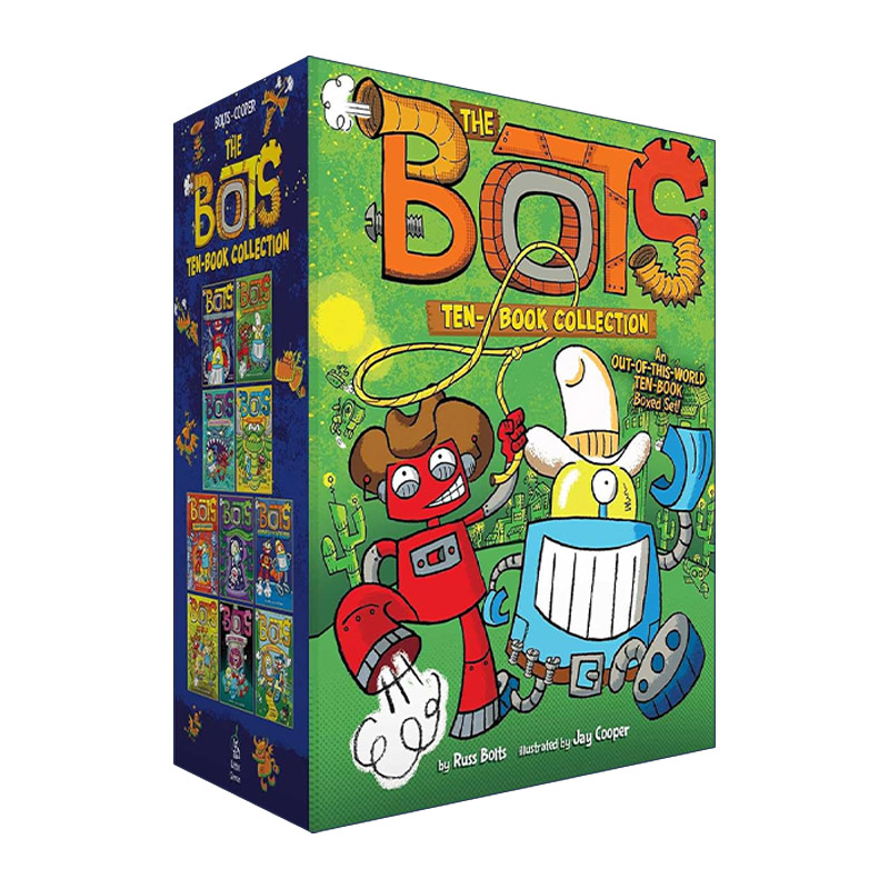 英文原版 The Bots Ten-Book Collection 机甲星球的机器人1-10册套装 英文版 进口英语原版书籍