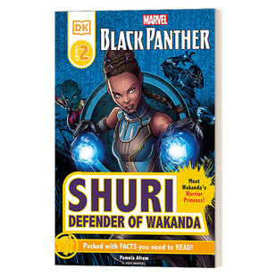 DK分级读物L2 Readers Marvel 英文原版 Panther Wakanda 漫威黑豹瓦坎达守护者 Level Defender Shuri 进口书 英文版 Black