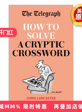 英文原版 The Telegraph How To Solve a Cryptic Crossword 每日电讯报 如何解开密码字谜 英文版 进口英语原版书籍