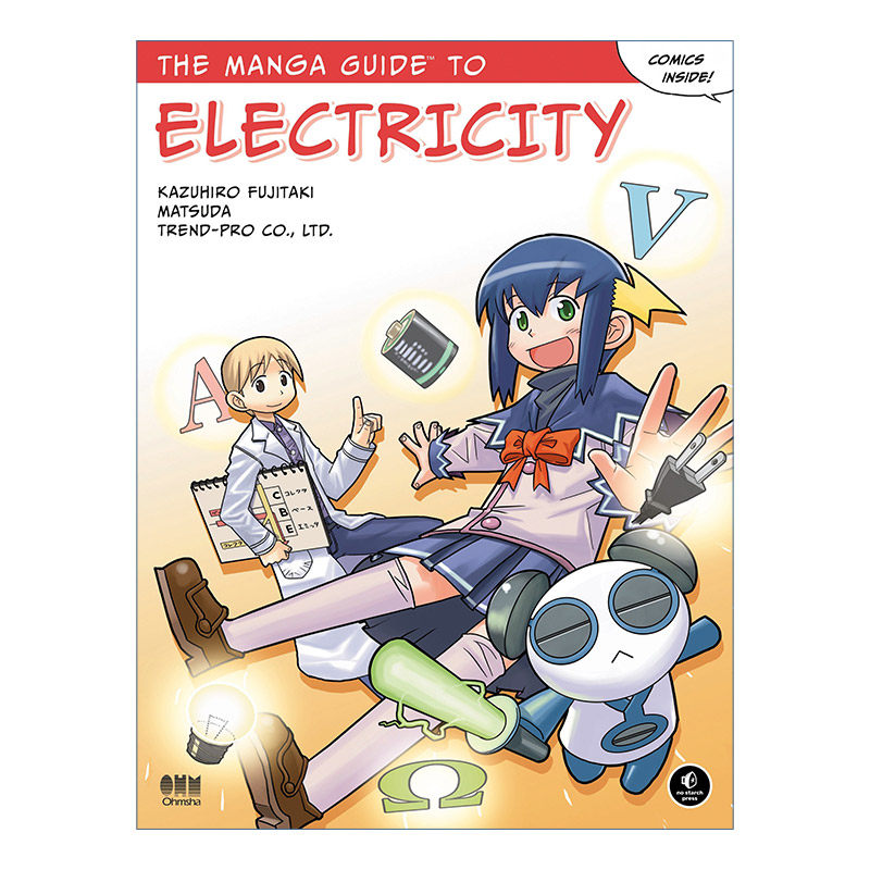 英文原版 The Manga Guide to Electricity 漫画电学原理 欧姆社学习漫画系列 藤泷和弘Kazuhiro Fujitaki 英文版进口英语原版书籍