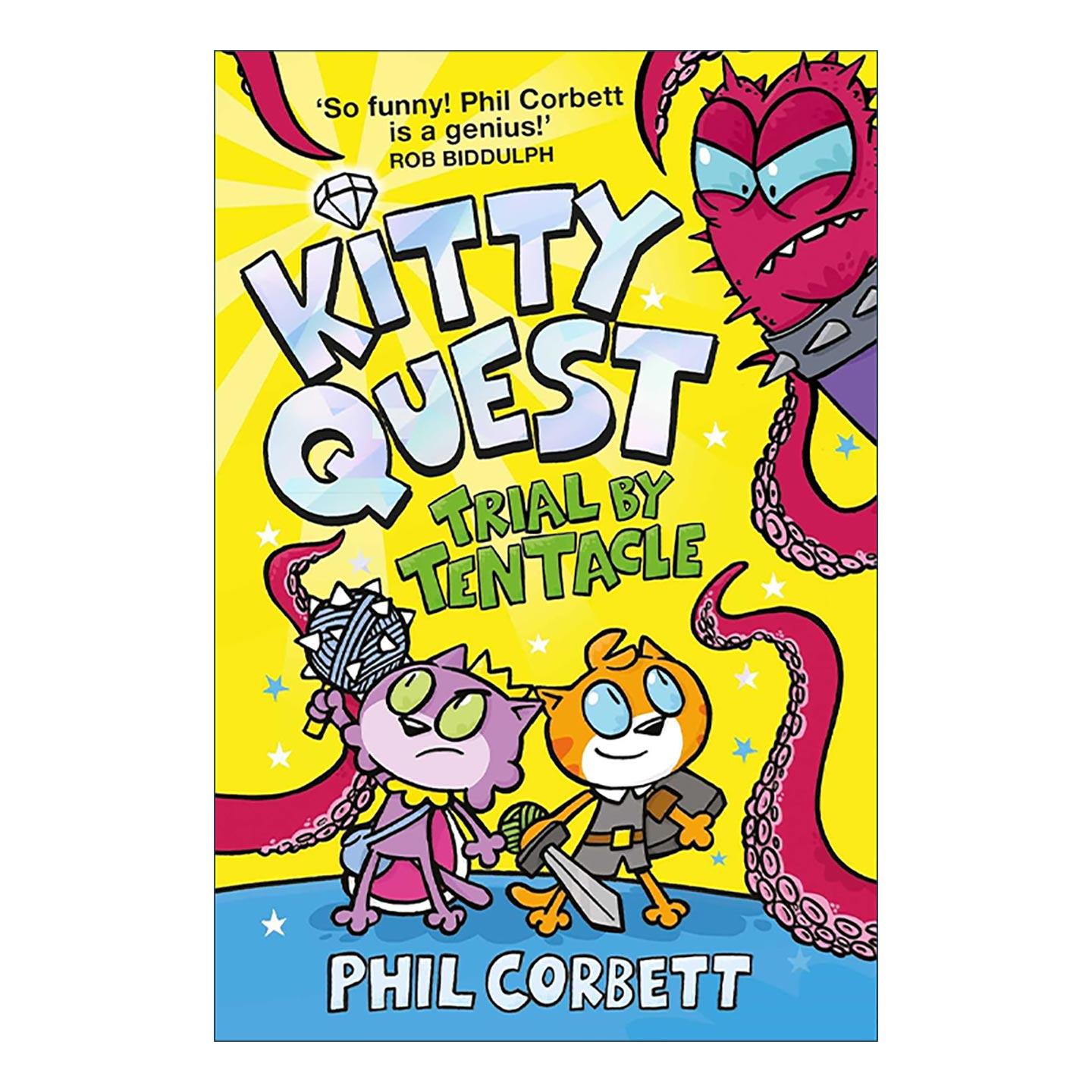 英文原版 Kitty Quest Trial by Tentacle 小猫探险记2 童爆笑奇幻冒险漫画 英文版 进口英语原版书籍