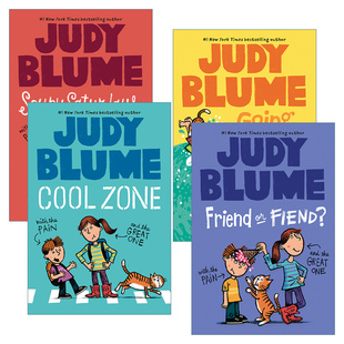 儿童章节桥梁书 Pain One 英文原版 Judy 进口英语原版 the 英文版 and 书籍 Great Blume朱迪布鲁姆 小痛与小伟系列4册