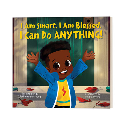 英文原版绘本 I Am Smart I Am Blessed I Can Do Anything 我很聪明 我很幸运 我能做任何事 儿童精装正能量绘本 英文版 进口书