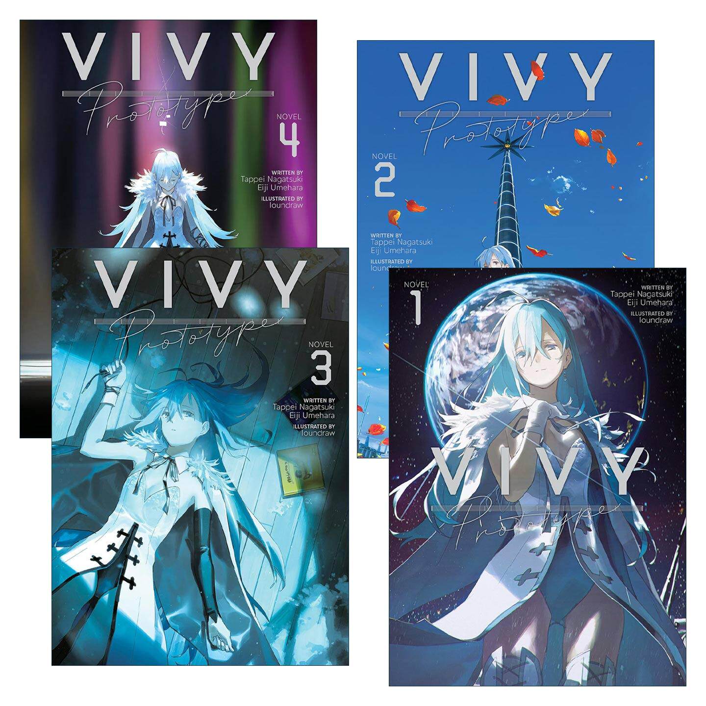 英文原版 Vivy Prototype (Light Novel) 薇薇原型1-4册 原典 同名漫画轻小说 英文版 进口英语原版书籍