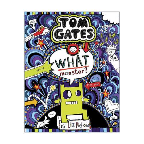 英文原版 What Monster Tom Gates #15 什么怪兽 儿童幽默插画小说 英文版 进口英语原版书籍