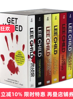英文原版 Lee Child's Jack Reacher 1-6 Boxed Set 李·查德侠探杰克系列1-6盒装套装 英文版 进口英语原版书籍