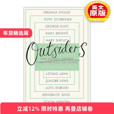 英文原版 Outsiders 破局者 改变世界的五位女作家 英文版 进口英语原版书籍