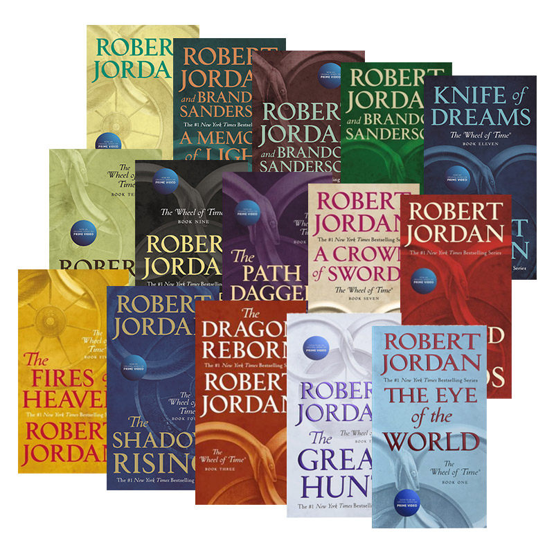 英文原版 The Wheel Of Time 前传+时光之轮1-14 文学小说 15册 Robert Jordan 简装 英文版 进口英语原版书籍