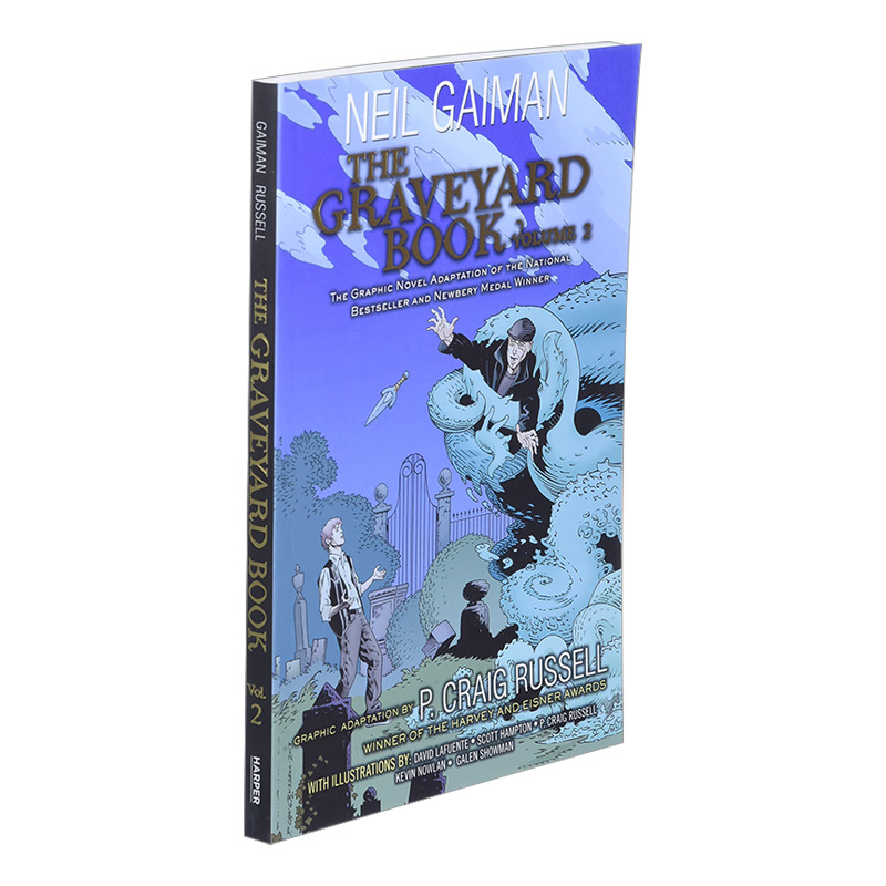 英文原版 The Graveyard Book Graphic Novel Volume 2 坟场之书全彩漫画小说第二卷 尼尔·盖曼 英文版 进口英语原版书籍