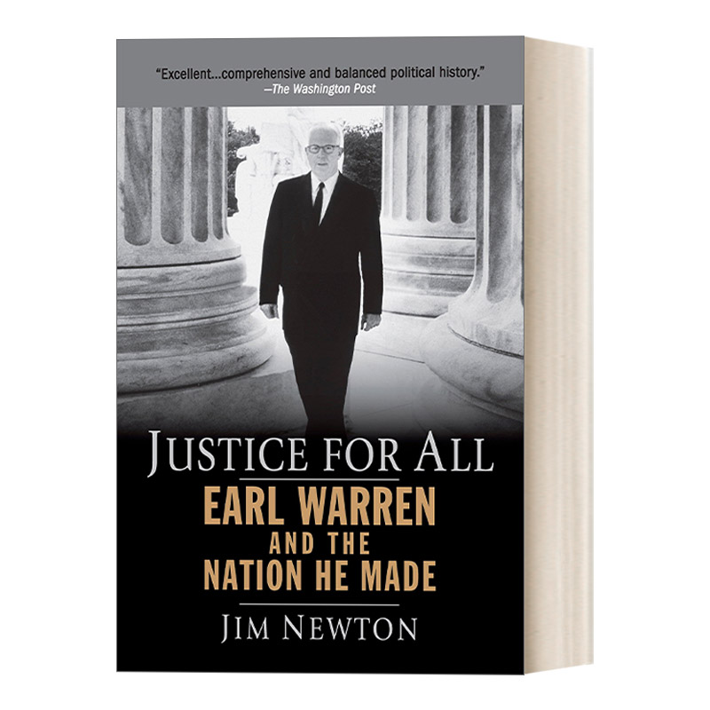 英文原版 justice for all 人人公平 厄尔·沃伦和他创建的国家 传记
