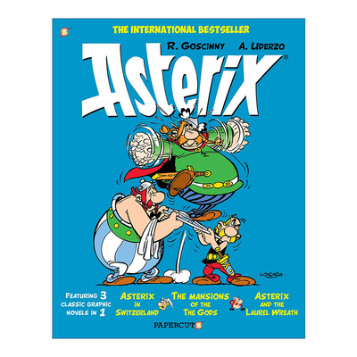 英文原版 Asterix Omnibus #6 高卢英雄历险记 16-18 合订本 卷六 英文版 进口英语原版书籍