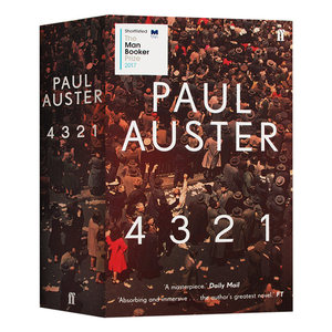 保罗奥斯特 4321英文原版小说 4321 Shortlisted for The Man Booker Priz英文版进口原版英语书籍 Paul Auster