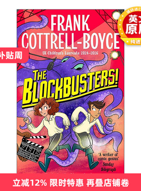 英文原版 The Blockbusters 好莱坞大片 儿童幽默动作冒险小说 儿童桂冠 百万小富翁作者弗兰克Frank Cottrell-Boyce 英文版