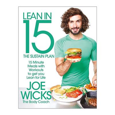 英文原版 Lean in 15 十五分钟搞定餐食与锻炼 让你终身保持苗条 Joe Wicks 英文版 进口英语原版书籍