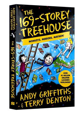 英文原版 The 169-Storey Treehouse 小屁孩树屋历险记 169层树屋故事 儿童章节桥梁书 英文版 进口英语原版书籍
