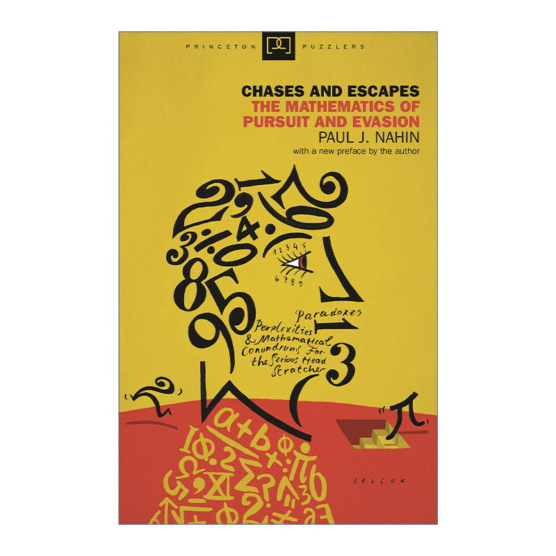 英文原版 Chases and Escapes 追逐与逃避 追逐与逃避的数学 修订版 Paul J. Nahin 英文版 进口英语原版书籍