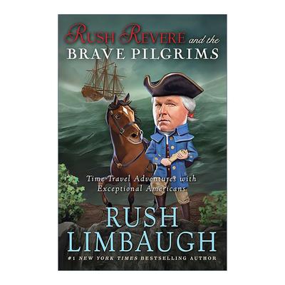 英文原版 Rush Revere and the Brave Pilgrims 与杰出美国人的时空冒险系列 勇敢的朝圣者 与杰出美国人的时空旅行历险记 英文版