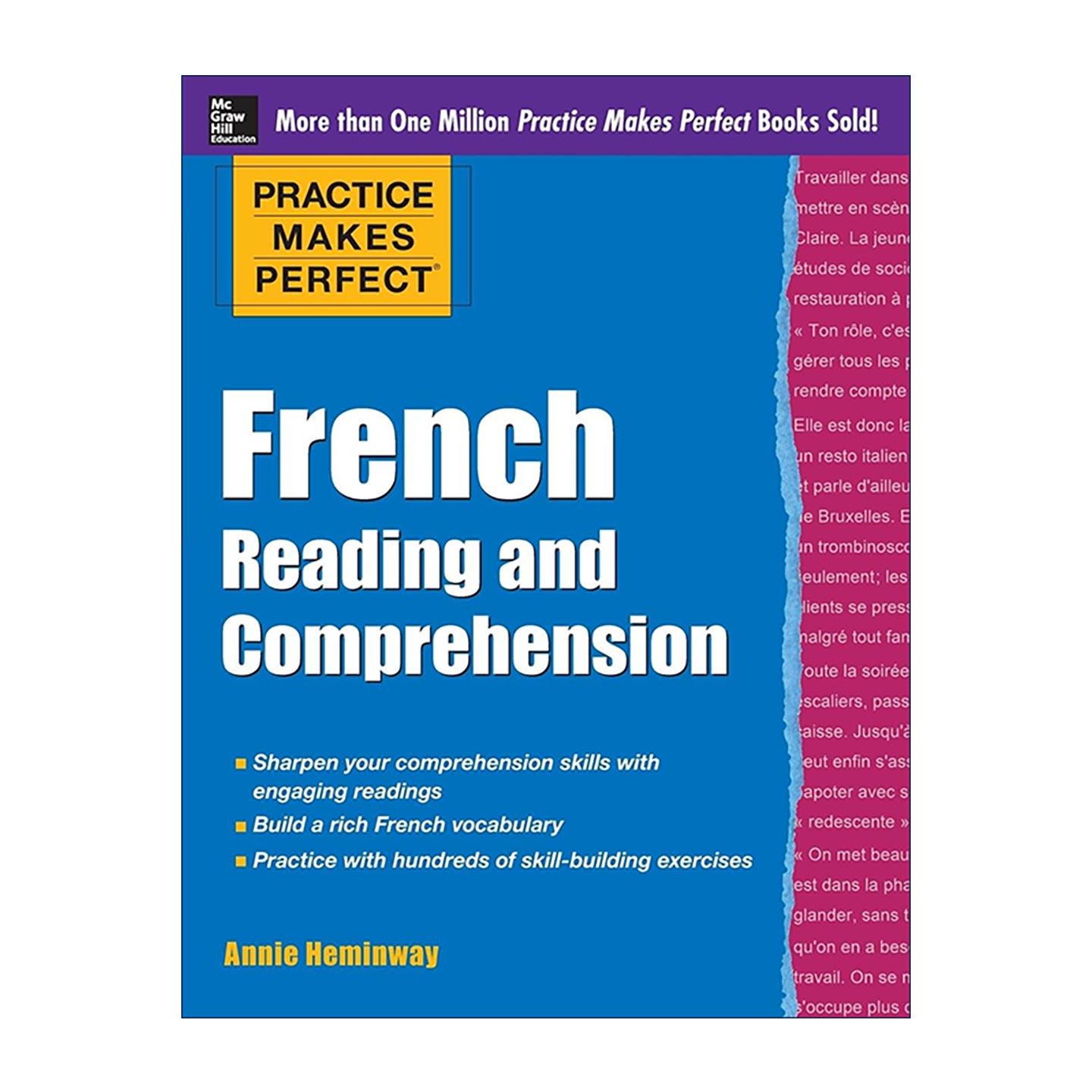 原版 Practice Makes Perfect French Reading and Comprehension 熟能生巧 法语阅读和理解 进口原版书籍