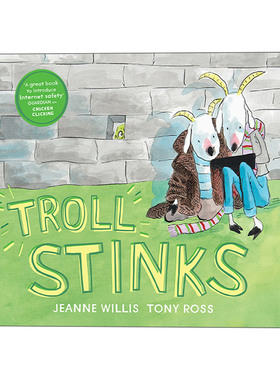 英文原版 Troll Stinks 臭臭的山妖 儿童网络安全主题绘本 Online Safety系列 英文版 进口英语原版书籍