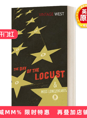 英文原版 The Day of the Locust and Miss Lonelyhearts 蝗灾之日及寂寞芳心小姐 纳撒尼尔·韦斯特 英文版 进口英语原版书籍