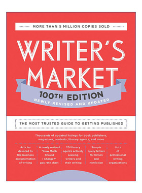 英文原版 Writer's Market 作家的市场 百年纪念版 值得信赖的出版指南 Robert Lee Brewer 英文版 进口英语原版书籍