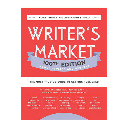 英文原版 Writer's Market 作家的市场 百年纪念版 值得信赖的出版指南 Robert Lee Brewer 英文版 进口英语原版书籍