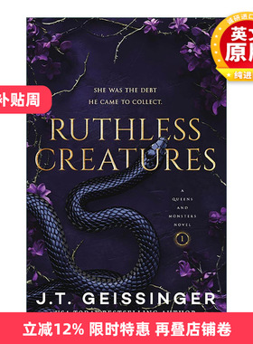 英文原版 Ruthless Creatures 无情生物 哥特浪漫爱情小说 女王与野兽系列 Queens and Monsters 英文版 进口英语原版书籍