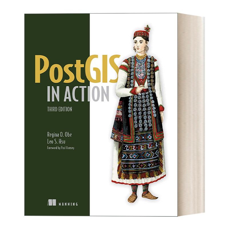 英文原版 PostGIS in Action Third Edition PostGIS实战 第3版 英文版 进口英语原版书籍