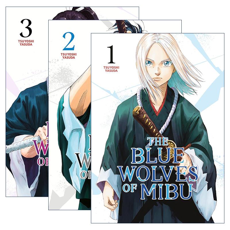 英文原版 The Blue Wolves of Mibu 青之壬生狼系列1-3册 同名动漫武士漫画 安田剛士 英文版 进口英语原版书籍
