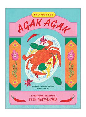 英文原版 Agak Agak 新加坡的日常食谱精装 东南亚美食 英文版 进口英语原版书籍