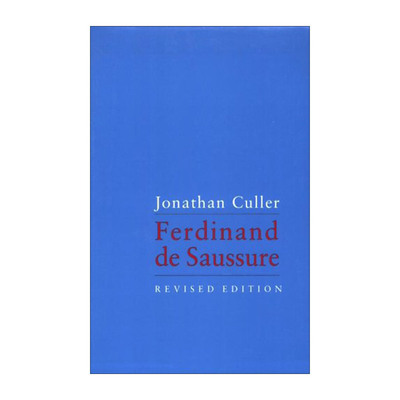 英文原版 Ferdinand de Saussure 索绪尔 语言学入门书 康奈尔大学文学教授乔纳森·卡勒 英文版 进口英语原版书籍