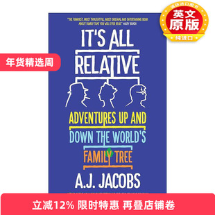 英文原版 It's All Relative 万物的奇妙亲缘 世界家谱的追踪与探索之旅 英文版 进口英语原版书籍