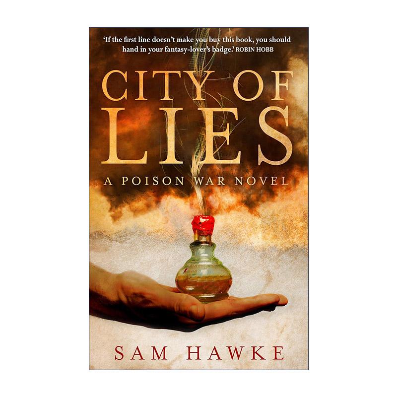 英文原版 City of Lies 毒药之战1 谎言之城 Sam Hawke畅销奇幻小说 英文版 进口英语原版书籍