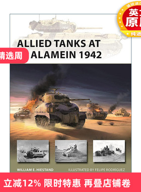 英文原版 Allied Tanks at El Alamein 1942 阿拉曼战役中的盟军坦克 先锋武器系列 英文版 进口英语原版书籍