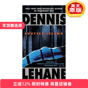 英文原版 Shutter Island 隔离岛 禁闭岛 丹尼斯 勒翰 英文版 进口英语原版书籍