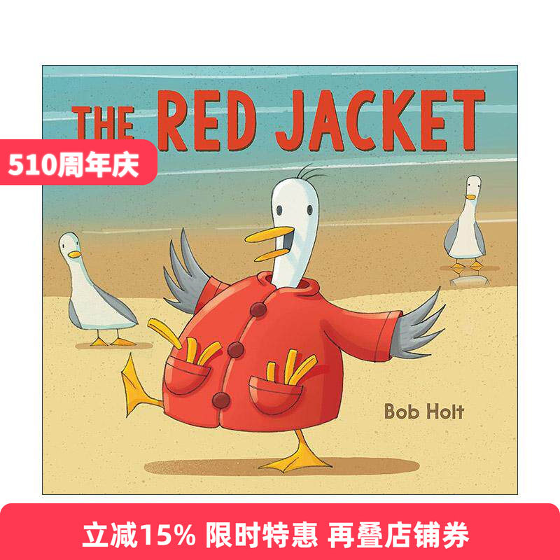 英文原版 The Red Jacket 海鸥的红夹克 精装图画书 英文版 进口英语原版书籍