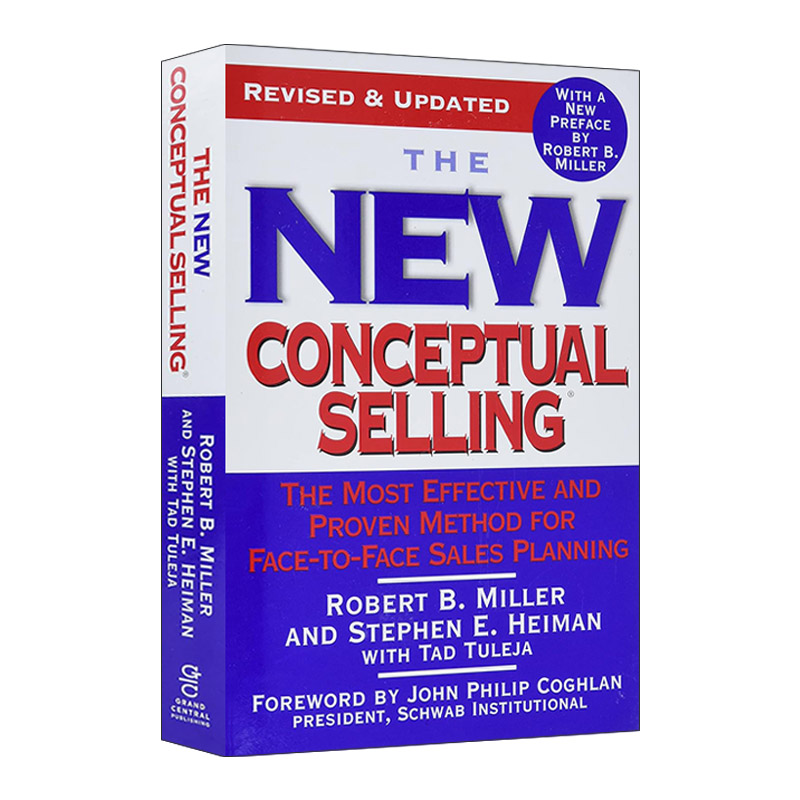 英文原版 The New Conceptual Selling 新概念销售 通过咨询式沟通提供全面解决方案 罗伯特·米勒 英文版 进口英语原版书籍