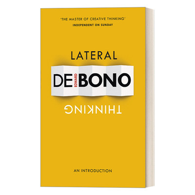 英文原版 Lateral Thinking An Introduction 横向思维法 简介 爱德华·德博诺 英文版 进口英语原版书籍