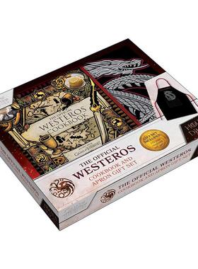 英文原版 The Official Westeros Cookbook 维斯特洛官方食谱书套装 权利的游戏食谱带围裙 英文版 进口英语原版书籍