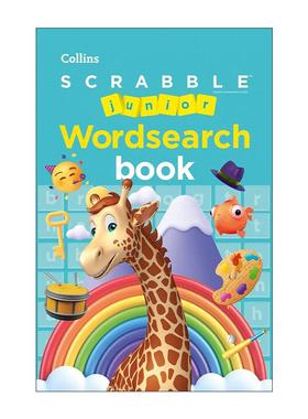 英文原版 Collins SCRABBLE? Junior Wordsearch Book 柯林斯初级拼字游戏书 英文版 进口英语原版书籍