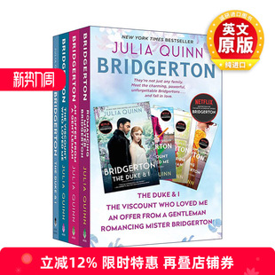 英文版 书籍 Set 柏捷顿家族 Boxed 布里奇顿 进口英语原版 英文原版 盒装 Bridgerton