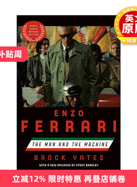 英文原版 Enzo Ferrari Movie Tie-in Edition 法拉利 电影版 男人与机器 Brock Yates 英文版 进口英语原版书籍
